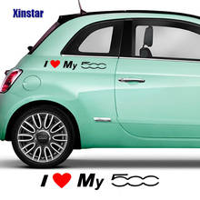 2pcs Car Decal Sticker For Fiat 500 2024 - buy cheap