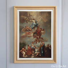 free shipping classical religious figures angels Jesus heaven canvas prints oil painting on canvas wall art decoration picture 2024 - buy cheap