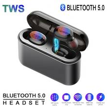 TWS Bluetooth 5,0, Беспроводные сенсорные наушники для Hi-Fi музыки, Спортивная гарнитура, громкая связь, HD микрофон для Xiaomi, samsung, huawei 2024 - купить недорого