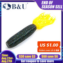 B&U Sparkly 90mm 9.7g Fishing Lure Soft Lure Shad Silicone Baits Wobblers For Pike And Bass Swimbait Artificial leurre souple 2024 - купить недорого