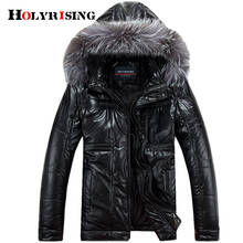 5XL size Business Raccoon Fur hooded Fashion Men Winter down jacket Man Clothes Warm Coat 2020 new style 19385 2024 - buy cheap