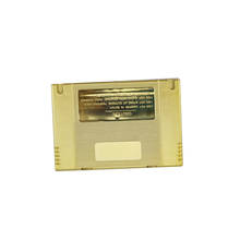 Позолоченный запасной Пластиковый корпус для игровой консоли SNES, 16-битная игровая карточка, версия JP/EU 2024 - купить недорого