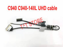 Оригинальный гибкий кабель с петлей для lenovo yoga C940, LCD дисплей LVDS UHD 4K, тест 5CB0U44285, хорошая Бесплатная доставка 2024 - купить недорого