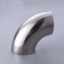 Tubulação sanitária de aço inoxidável 3.5 "89mm o/d 304, para tubulação com 90 graus de curvatura, encaixe para homebew 2024 - compre barato