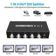 HD 1 IN 4 OUT SDI Splitter Extender Adapter Support HD-SDI, SD-SDI and 3G-SDI Signal for Projector Monitor SDI Camera 2024 - buy cheap