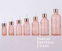 20pcs 5-100ml Rose Gold Glass Droppers Pink Bottle With Pipette Essential Oil Empty Dispenser Bottles Travel Bottle Wholesale 2024 - buy cheap