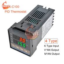 REX-C100 PID Temperature Controller Digital Thermostat SSR Output K Type Relay Thermocouple Probe Sensor M*AN V*AN  AC100-240V 2024 - buy cheap