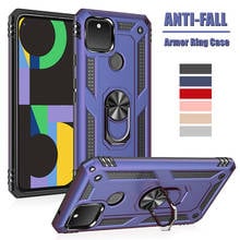 Anel magnético titular suporte kickstand capa para google pixel 5 4a 3a 4 xl coque à prova de choque caso armadura para pixel5 pixel4a funda 2024 - compre barato