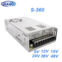 DIANQI-fuente de alimentación de alta calidad, convertidor de CA a CC, 24V, 360W, S-360-24 2024 - compra barato
