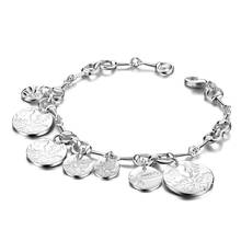 Brand New Fashion Jewelry 925 Sterling Silver Flora Bracelet Women Genuine Silver Jewelry Accessories Noble Elegant High Quality 2024 - buy cheap