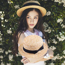 Chapéu de praia clássico, chapéu de palha para combinar com a família, verão, praia, ar livre, estilo boho 2024 - compre barato