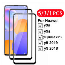 5/3/1Pcs phone screen protector for huawei y9 prime y6 y7 pro 2019 y5 lite 2018 y9s y9A y8s y8p y7p y6s y6p tempered glass film 2024 - buy cheap