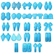 Silicone Mold Earrings Epoxy Resin Mold Eardrop Dangler Pendant Silicone Mould DIY Crafts Jewelry Casting Tools 2024 - buy cheap