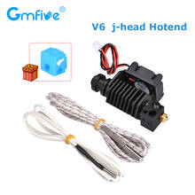 Gmfive-extrusor v6 j-head, para impressora 3d, 12v, 24v, aquecedor, termístor pt100, filamento de 1.75mm 2024 - compre barato