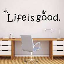 Plane Sticker life is good Art Sticker Waterproof Wall Stickers For Kids Room Decoration Sticker Decal Mural naklejki na sciane 2024 - buy cheap