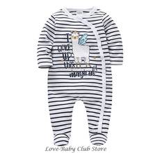 2020 Baby Boys Rompers Good Quality Girls Clothing Jumpsuits Infant Newborn Winter One-Pieces Animal Cartoon Striped 2024 - buy cheap
