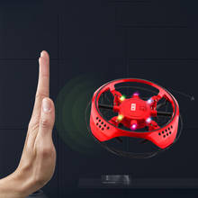 Mini drone ufo rc com sensor manual e indução, aeronave eletrônica com bola quadricóptero flayaball drone, brinquedo para presente para crianças 2024 - compre barato