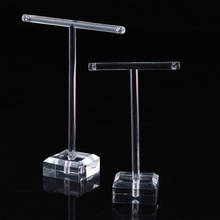 2Pcs/Set Clear Acrylic Stud Earring Jewelry Display Rack Stand Organizer Holder Hook Hanger Counter Showcase 2024 - buy cheap