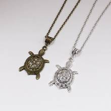 2 Colours Sea Turtle Tortoise Necklaces Ocean Sea Tortoise Pendants Necklaces Women Men Jewelry Lover's Christmas Gift 2024 - buy cheap