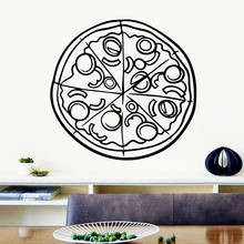 Classic Pizza Pvc Wall Decals Home Decor Decor Living Room Bedroom Removable Wall Stickers Waterproof Wallpaper 2024 - buy cheap