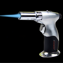 Jet Blue Blaze Turbine Torch Gas Lighter Metal Windproof Butane Gun Lighters Natural TwoColor Flame Creativity Convenient Switch 2024 - buy cheap