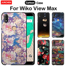 JURCHEN Fundas para teléfonos de silicona para Wiko ver Max negro Delgado cubierta para Wiko ViewMax lindo 3D de impresión de dibujos animados de moda bolsas de TPU 2024 - compra barato