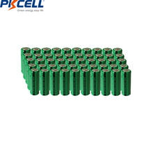 50pcs PKCELL 2/3 AAA  battery 400mAh 1.2V 2/3AAA NI-MH Rechargeable Battery NiMh 2/3aaa Batteries Industrial  flat top Wholesale 2024 - buy cheap