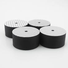 4PCS CF4020W 40x20mm Silver 5K Carbon Fiber Speaker Isolation Spike Base Pad Shoe Feet, Hifi Audio chassis 2024 - buy cheap