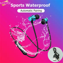 Magnetic 4.2 Bluetooth Earphone wireless headphones Stereo Sport Music Waterproof Earbud Neckband headset Mic For IPhone Xiaomi 2024 - buy cheap