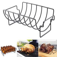 1PC Kitchen Barbecue Tool Stainless Steel Chicken Duck Steak Bracket Grilled Non-stick Carbon Picnic Household Accessories TSLM1 2024 - buy cheap