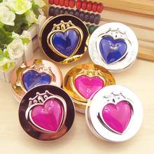 Fashion Heart Shape Round Contact Lens Case With Mirror Unisex Glasses Contact Lenses Box Container Lovely Travel Kit Holder 2024 - buy cheap