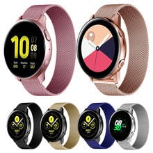 20MM Milanese Straps For Samsung Galaxy Watch Active/Active 2 40MM 44MM Smart Bracelet Loop Band For Galaxy Watch 3 41MM/42MM 2024 - buy cheap