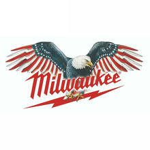 Accesorios de calcomanías de coche Milwaukee, 13cm x 7cm, Cubierta de vinilo de motocicleta, arañazos, PVC impermeable 2024 - compra barato