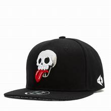 Autumn and Winter Hip Hop European and American Fashion Skull Embroidered Baseball Cap 2024 - buy cheap