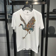 Уличная Повседневная Красивая Мужская брендовая футболка, популярный дизайн, модная футболка из чистого хлопка с коротким рукавом 100% 2024 - купить недорого