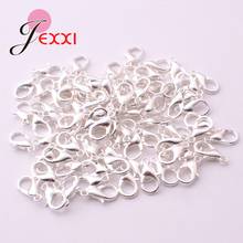 Wholesale 100PCS Bulk Jewelry Findings Genuine 925 Sterling Silver Lobster Clasp 925 Stamped Fittings Connector Components 2024 - buy cheap