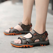 2022 Summer shoes men sandals Outdoor Casual beach sandals flat sandalias hombre size 36 - 45 2024 - buy cheap