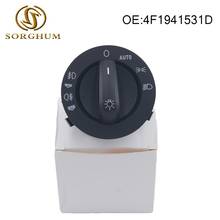 Chrome Headlight Fog Light Control Switch 4F1941531D For Audi A3 S3 A6 C6 4F RS6 Q7 2024 - buy cheap