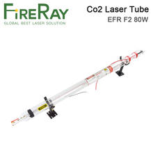 Лазерная CO2 трубка FireRay EFR F2 80 Вт Длина 1250 мм диаметр 80 мм для Co2 лазерной резки и гравировки 2024 - купить недорого