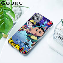 Противоударный силиконовый чехол для телефона GOUKU Shin Chan для IPhone 11 X XS Pro XR XS Max 8 7 6 6S Plus 5 5S SE 2024 - купить недорого
