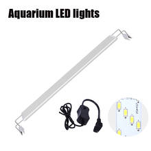 Iluminación LED ultradelgada para pecera, luz para plantas acuáticas, 18-75CM, clip impermeable expandible, luz para pecera, AC220V, AC110V 2024 - compra barato
