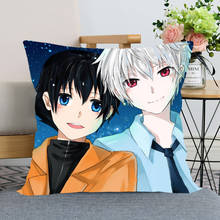 Anime Girl Mirai Nikki Pillow Case New Year's Pillowcase Decorative Pillow Cover Droping Shipping Wedding Satin Soft Fabric 2024 - buy cheap