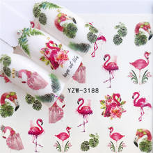 32 дизайна Фламинго фрукты/цветы серии ногтей Водные Наклейки мечта ChaserPattern переводные наклейки украшения для ногтей 2024 - купить недорого