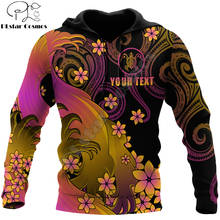 Polynesian Frangipani Turtle 3D Printed Men Hoodie Harajuku Sweatshirt Unisex Casual Jacket Pullover sudadera hombre DW0414 2024 - buy cheap