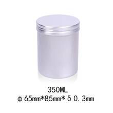 5-100pcs 350ml Big Tin Packing box Refillable Containers Aluminum Cosmetic Storage Jars Cosmetic Screw Top Sample Container Jars 2024 - buy cheap
