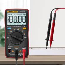 Testador portátil de multímetro lcd an8001, 6000 de contagem, luz de fundo ac/dc, amperímetro, voltímetro ohm, medidor, capacitor 2024 - compre barato