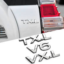 Pegatina de ABS 3D para coche, accesorios para Toyota LAND CRUISER PRADO LAND CRUISER V6 V6 V8 5,7 VX TXL VXL VXR, pegatinas para coche 2024 - compra barato