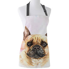 Funny Apron Vancouver City Building Dog  Bulldog Kitchen Aprons for Women Man Kids Home Cooking Baking Waist Bib Home Use 2024 - buy cheap