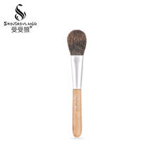 Shoushoulang Professional Handmade Make Up Brush 5# Flat Round Blush Highlighter Brush Soft Canadian Squirrel Hair Makeup Brush 2024 - buy cheap