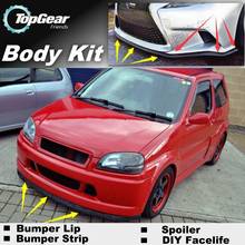 Bumper Lip Deflector Lips For Suzuki Ignis Front Spoiler Skirt For TG Friends Car View Tuning / Body Kit / Strip 2024 - buy cheap
